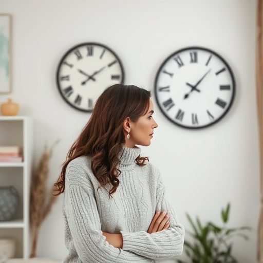 Wall clock installation location