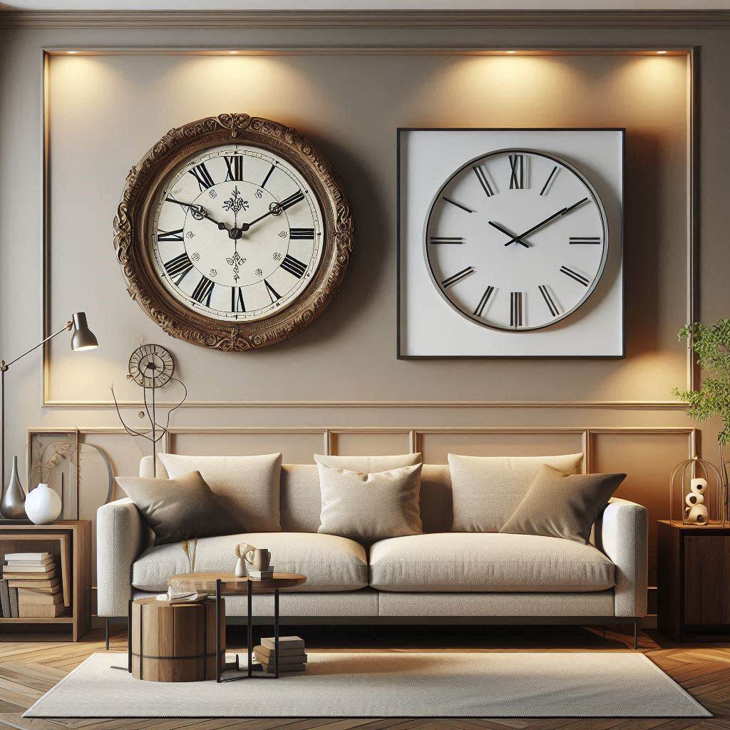 سبک کلاسیک و مدرن ساعت دیواری برای دکوراسیون
