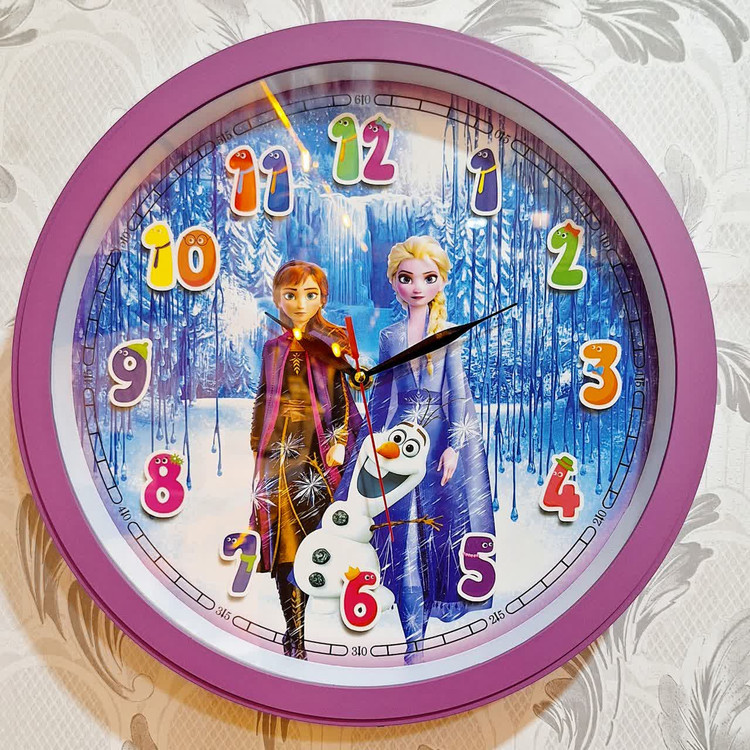 Elsa Frozen Kids Wall Clock