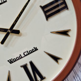 wood clock