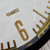 نمای نزدیک ساعت دیواری سیتیزن مشکی 35 سانتیمتری