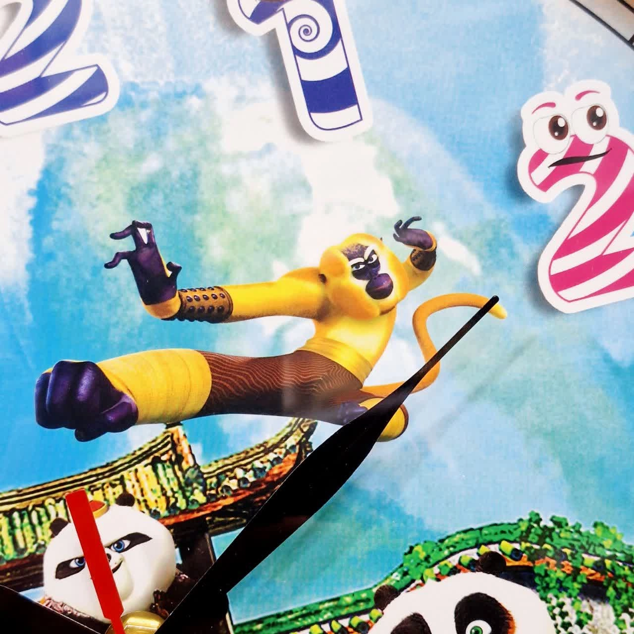 Kung Fu Panda Kids Wall Clock