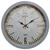 ساعت دیواری سیتیزن طوسی 35 سانتیمتری با طراحی مینیمال