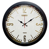 ساعت دیواری سیتیزن مشکی 35 سانتیمتری با طراحی مینیمال