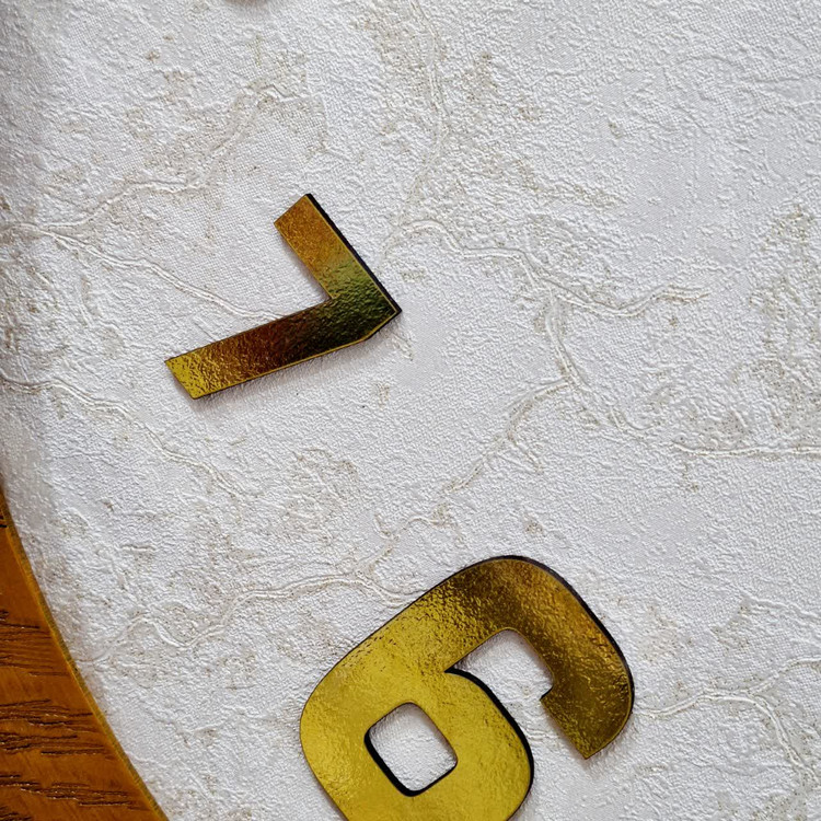 wood clock