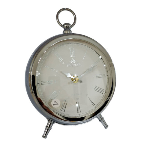 ساعت رومیزی سیلور شوبرت با طراحی فلزی شیک