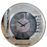 ساعت دیواری آینهای اکلیلی بزرگ قطر ۷۰ سانتیمتر – نمای نزدیک