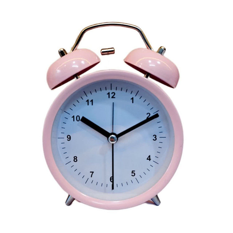 ساعت زنگدار فلزی با چراغ شبانه از گالری سپهری