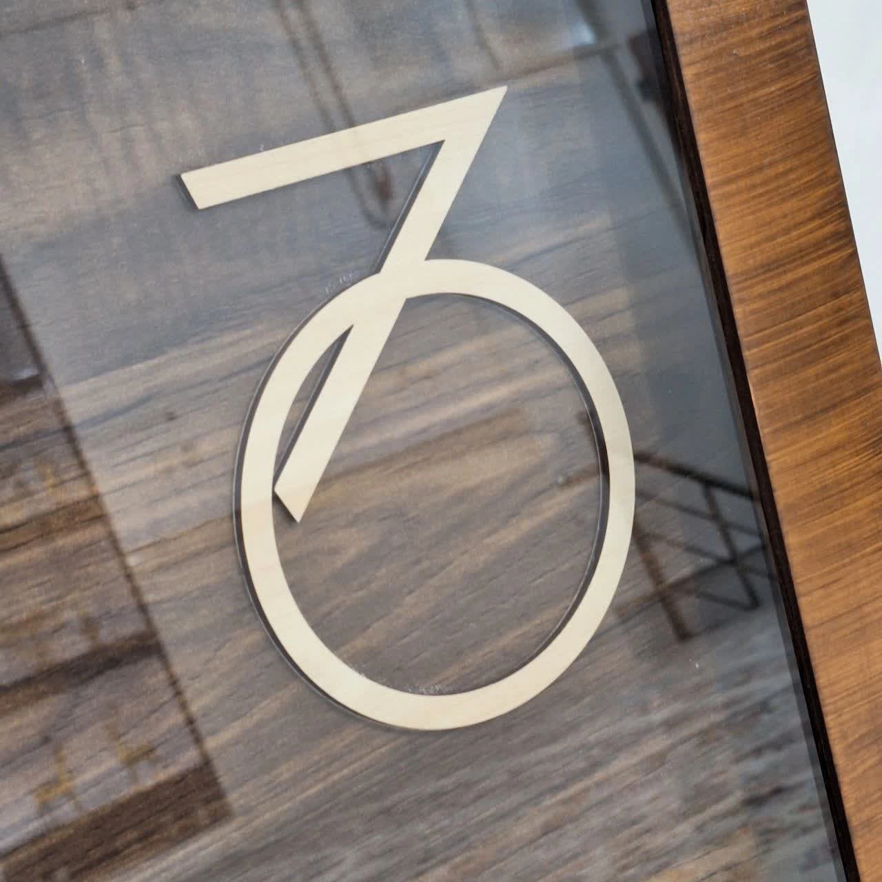 Wooden wall clock