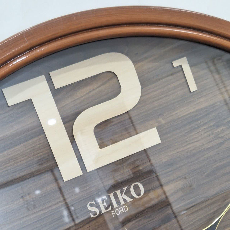 Wood Round Clock