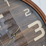 Wood Round Clock
