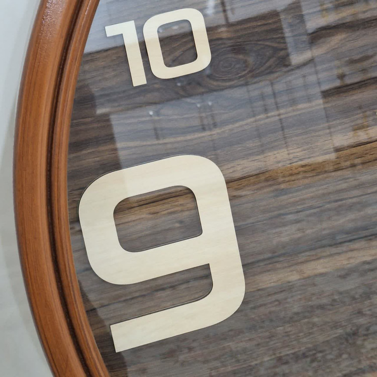 Wood Round Clock