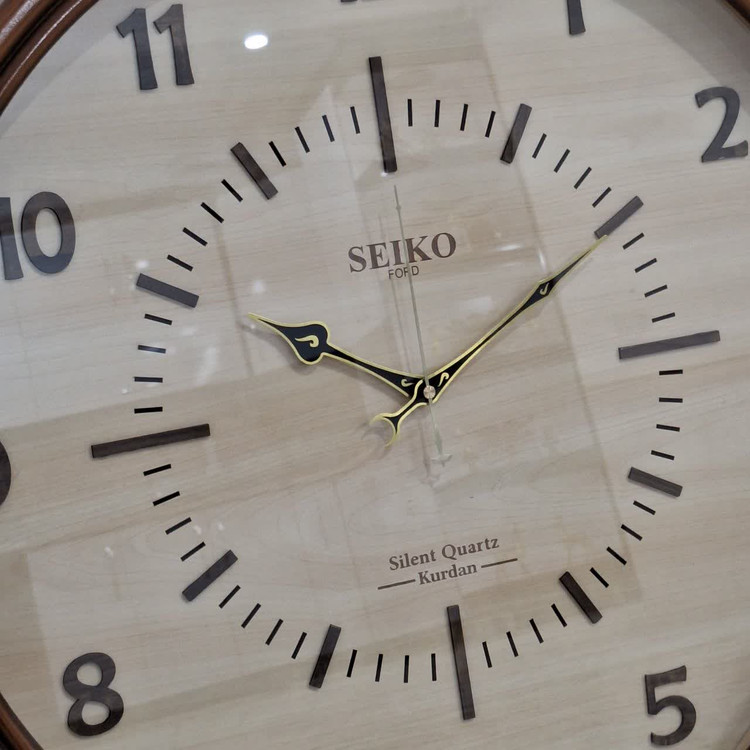 wood clock