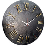 Luxury Leather Wall Clock – 60cm Modern Design