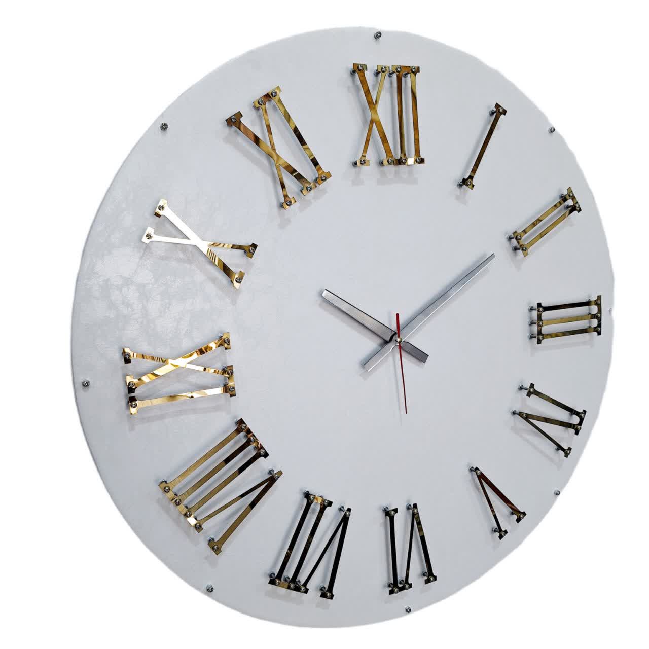 Luxury Leather Wall Clock – 60cm Modern Design