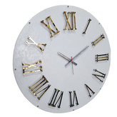 Luxury Leather Wall Clock – 60cm Modern Design