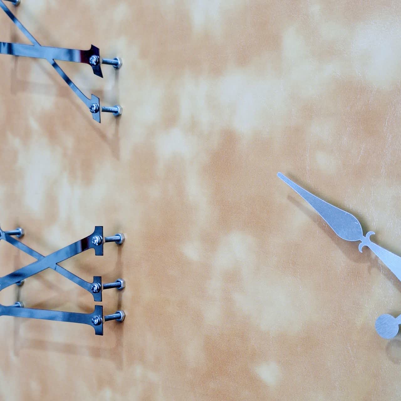 Luxury Leather Wall Clock