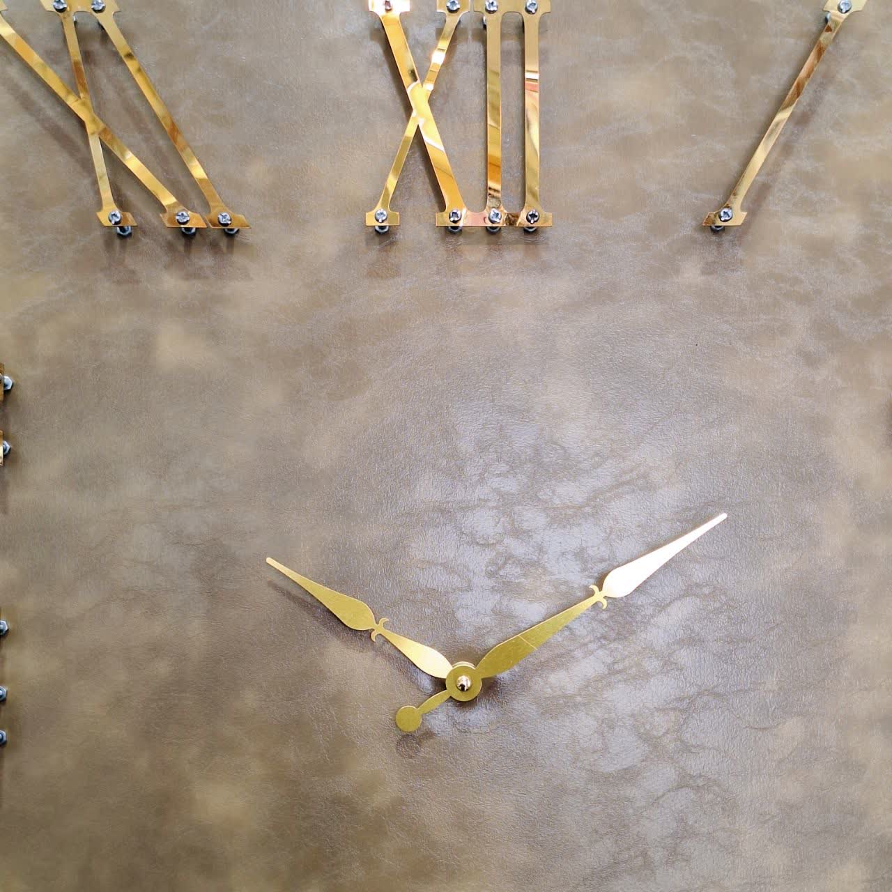 Leather Wall Clock