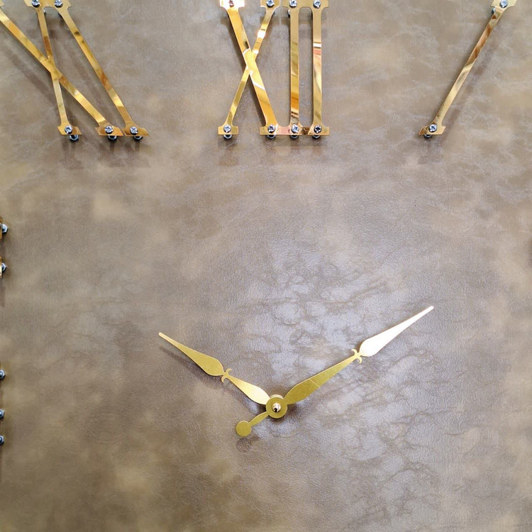 Leather Wall Clock