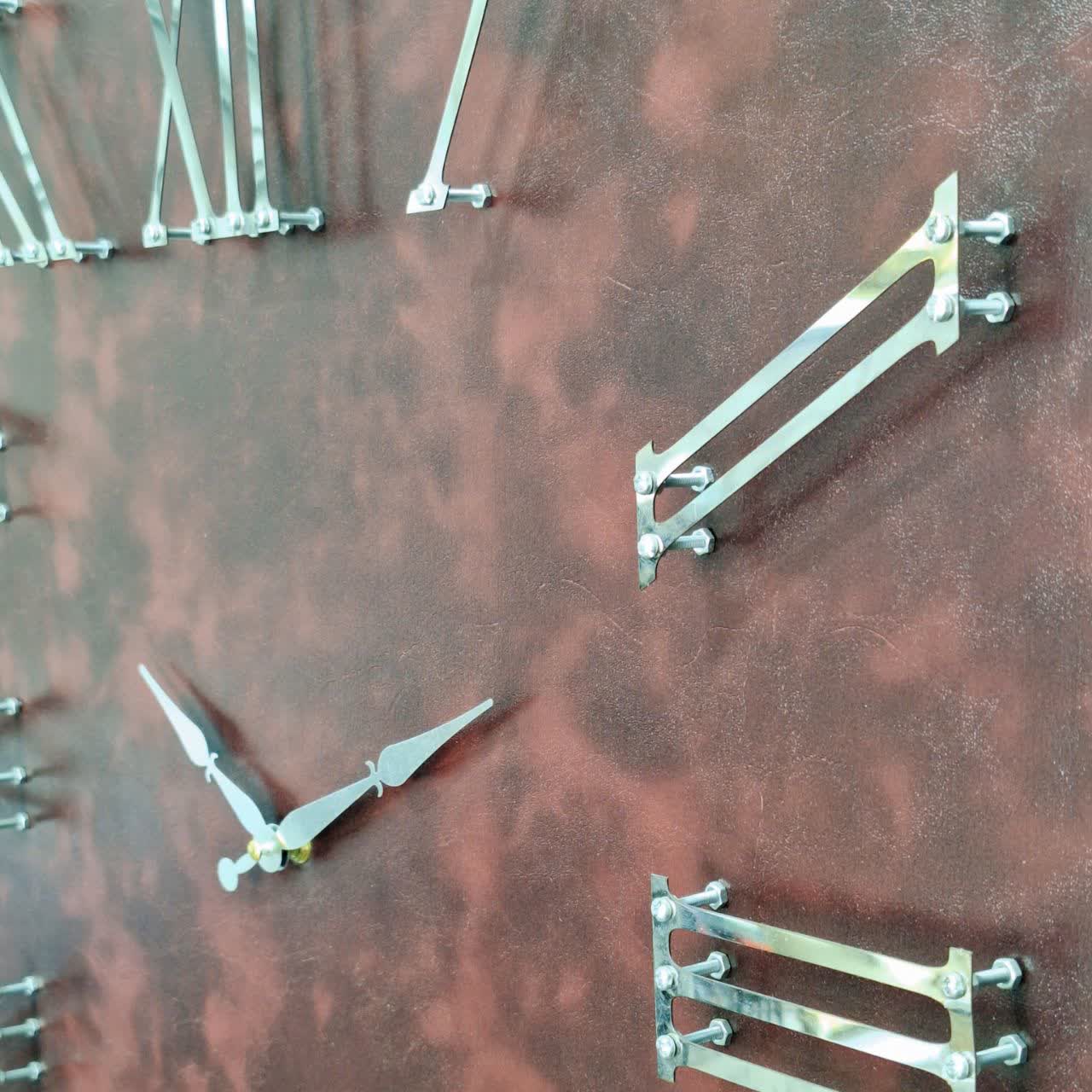 Leather Wall Clock