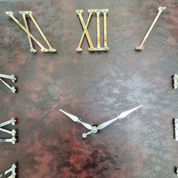 Leather Wall Clock