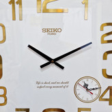 White Wooden Wall Clock