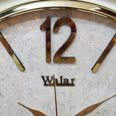 ساعت دیواری سفید سایز 40 سانتیمتر با طراحی مینیمال و مدرن عقربه ها