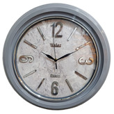 ساعت دیواری طوسی سایز 40 سانتیمتر با طراحی مدرن و مینیمال