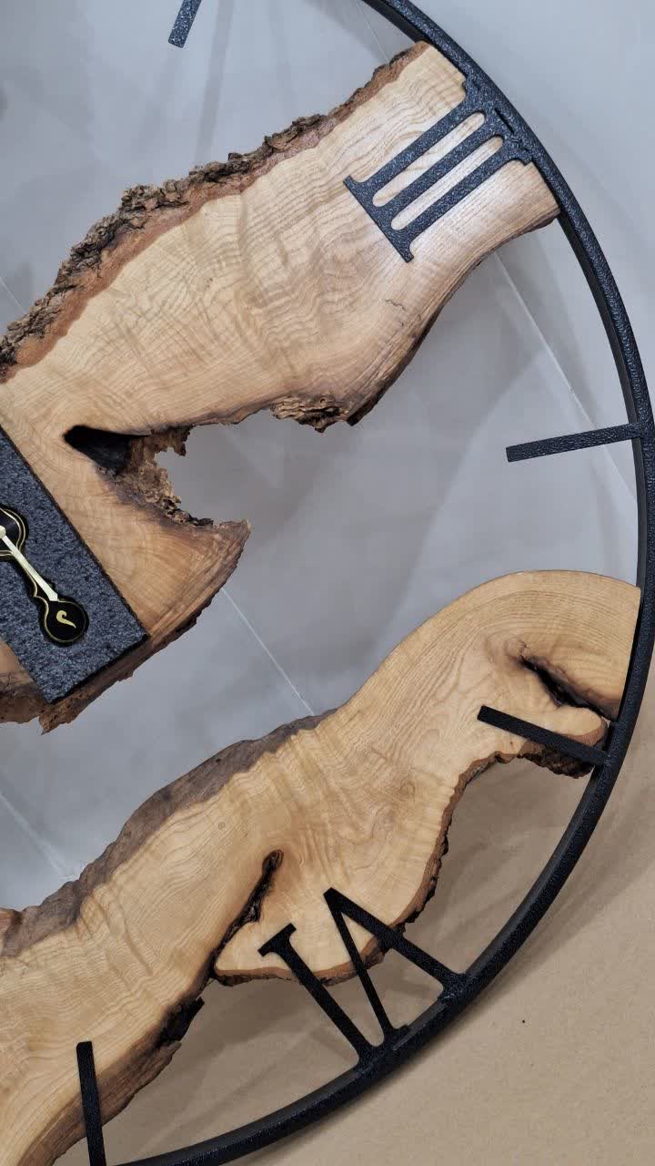 ساعت دیواری روستیک سایز ۷۵